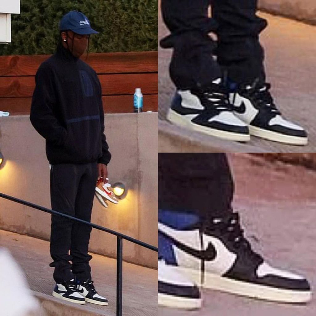 Pervyj vzglyad na kollab Travis Scott x Fragment x Air Jordan 1 High 2