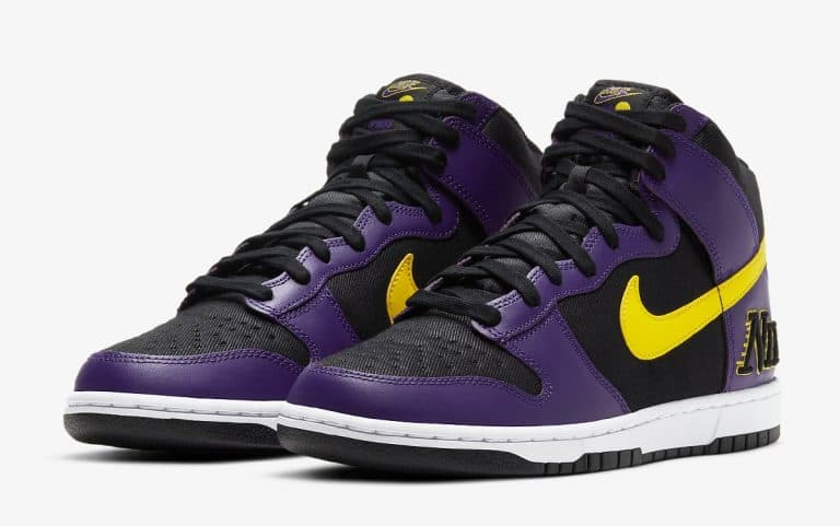 Nike Dunk High EMB Lakers vyshli 29 aprelya 1