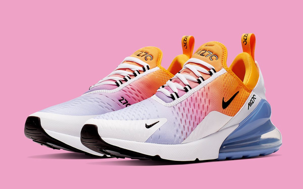 Летний релиз Air Max 270 в ледяных расцветках