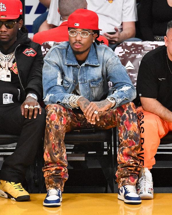 Quavo Huncho Union LA x Air Jordan 1 NRG Storm Blue
