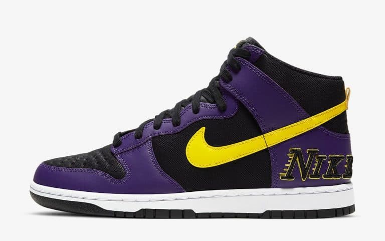 Nike Dunk High EMB Lakers vyshli 29 aprelya 2