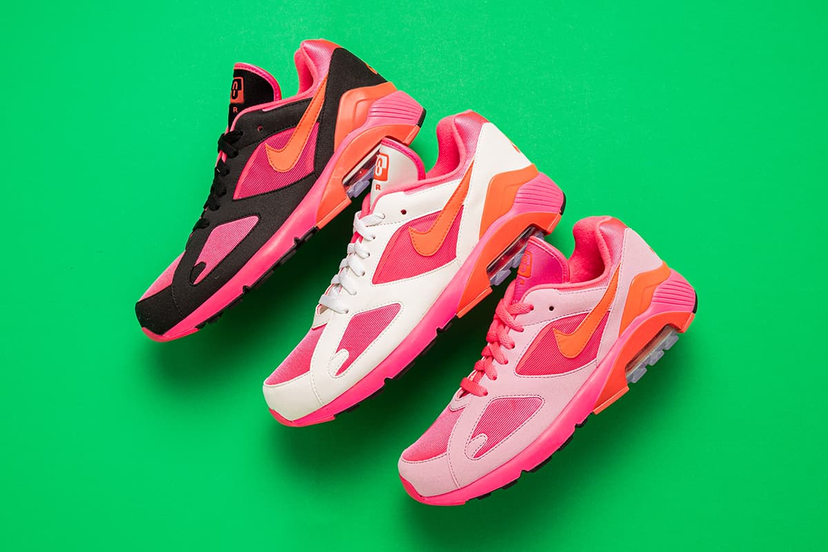 Samye tvorcheskie krossovki unikalnaya istoriya Comme des Garcons x Nike Air Max 180