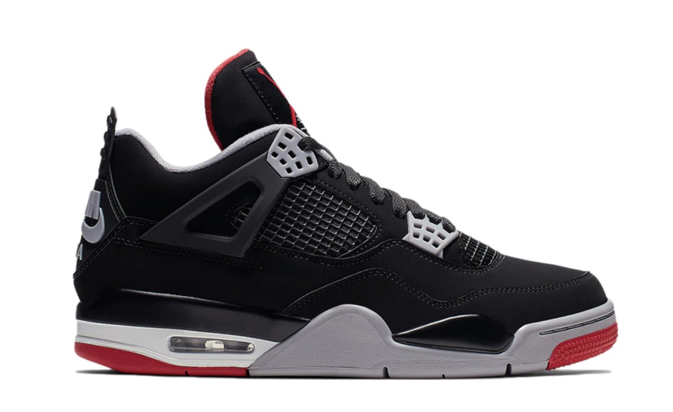 Новые Air Jordan 4 Bred вырвались в первую пятерку лидеров