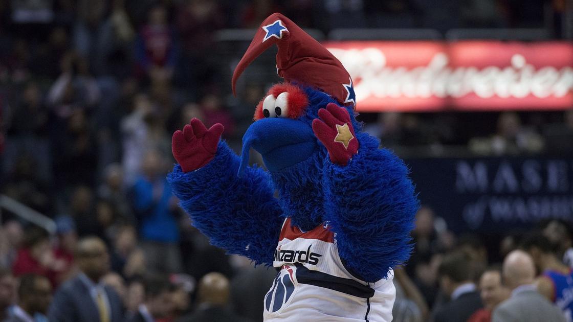 Zabavnye talismany komand NBA Washington Wizards G wiz i G man