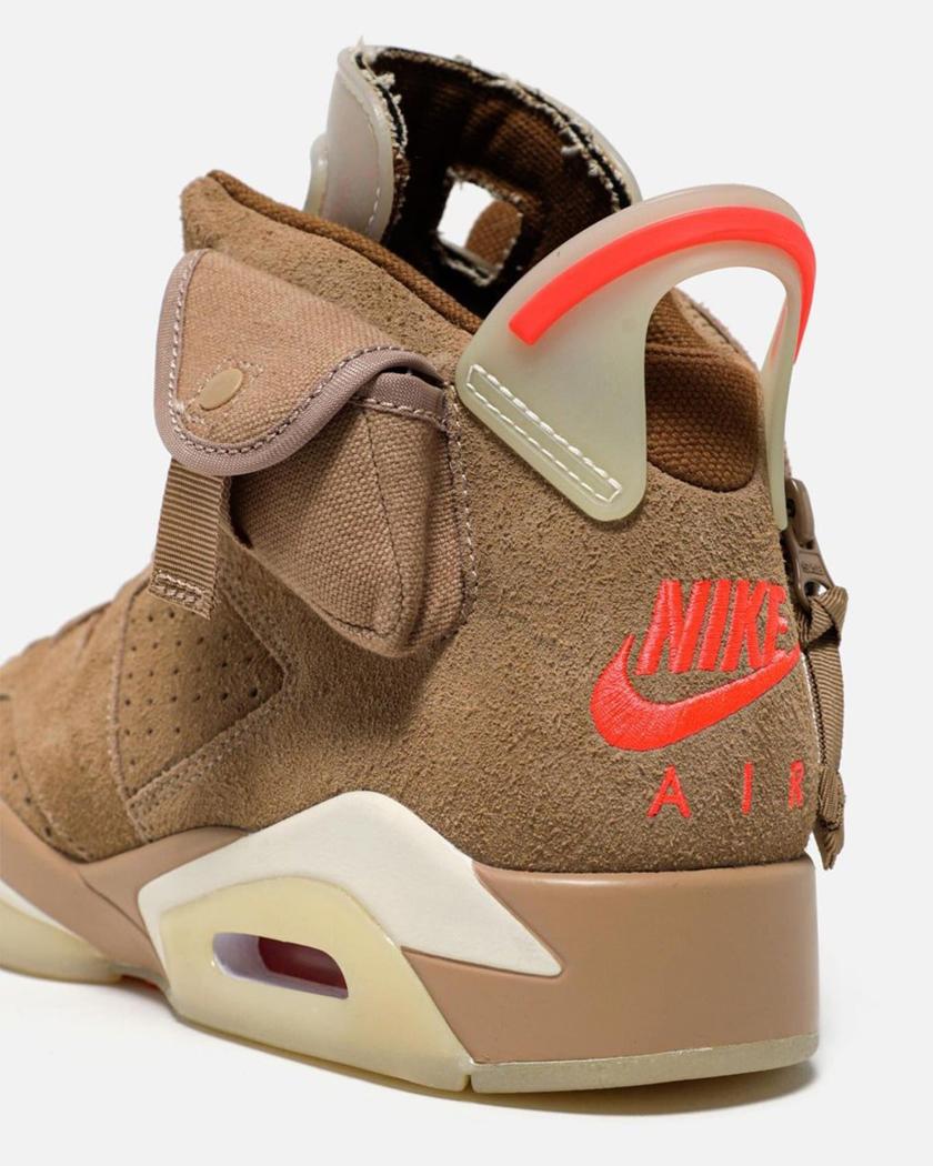 Podrobnye foto novyh Travis Scott x Air Jordan 6 British Khaki 3