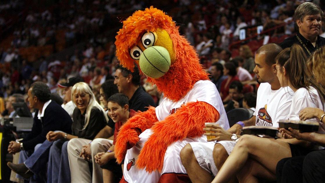 Zabavnye talismany komand NBA Miami Heat i Burnie
