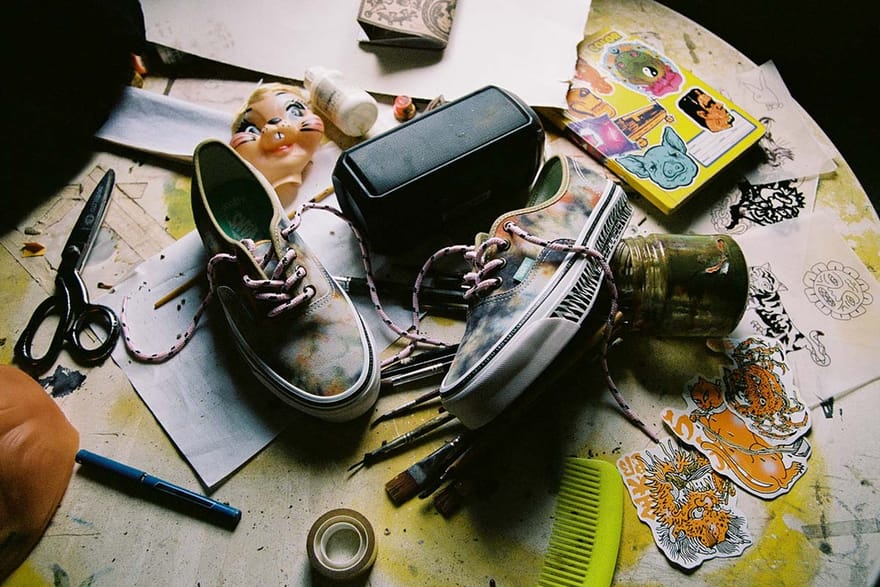 Meksikanskie hudozhniki primerili psihodelicheskuyu kollaboratsiyu Aries x Vault by Vans 7