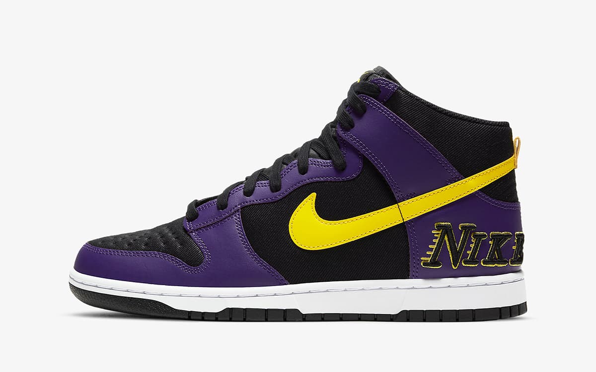 Nike Dunk High EMB «Lakers» вышли 29 апреля
