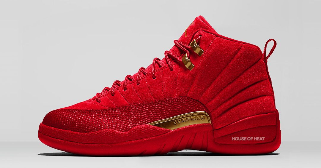 Концепт Лаб – Air Jordan 12 Red Suede
