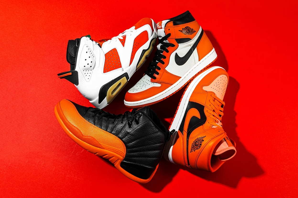 Лучшие расцветки Air Jordan в оранжевых тонах