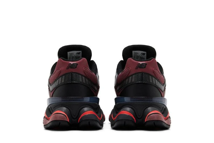 Кроссовки New Balance 9060 'Black Washed Burgundy'