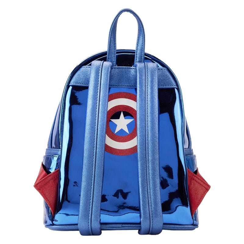 Рюкзак Marvel Metallic Captain America Cosplay Mini Backpack