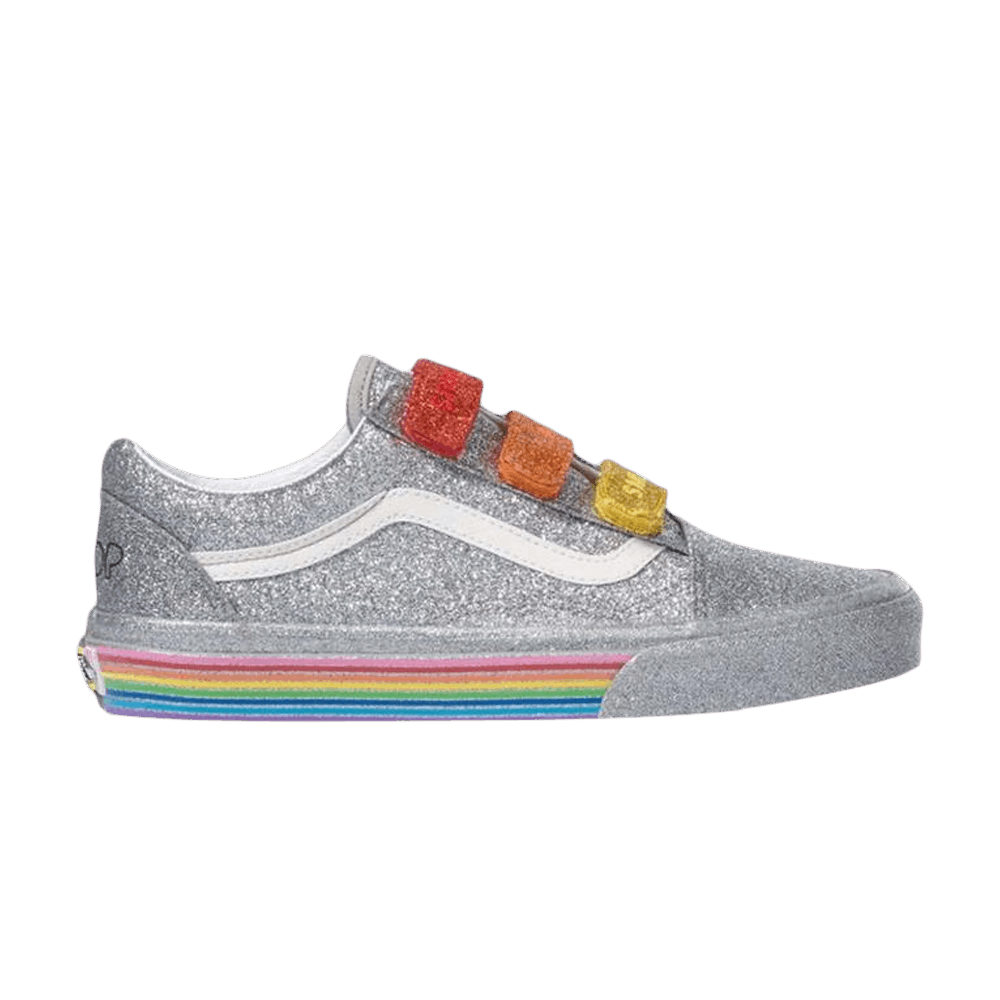 Кроссовки Vans Flour Shop x Old Skool V 'Silver Rainbow'