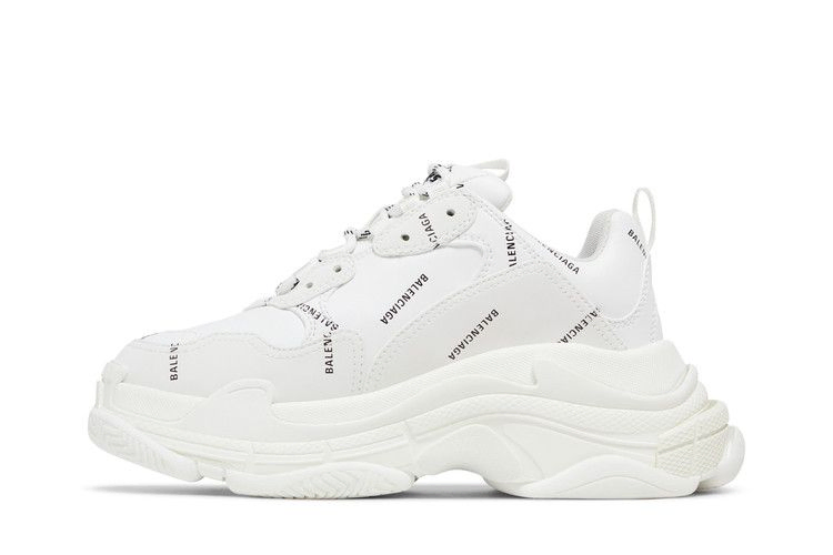 Кроссовки Balenciaga Wmns Triple S Sneaker 'All Over Logo - White'