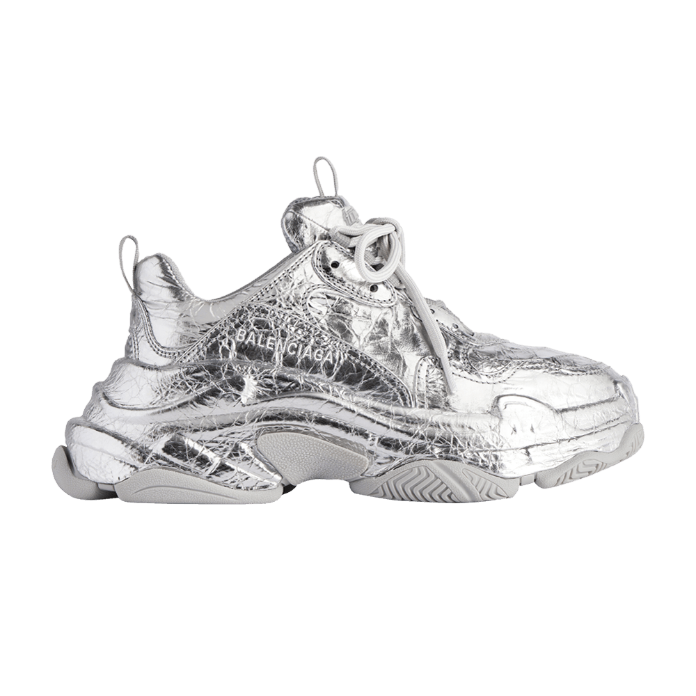 Кроссовки Balenciaga Triple S Sneaker 'Silver Metallic Arena'