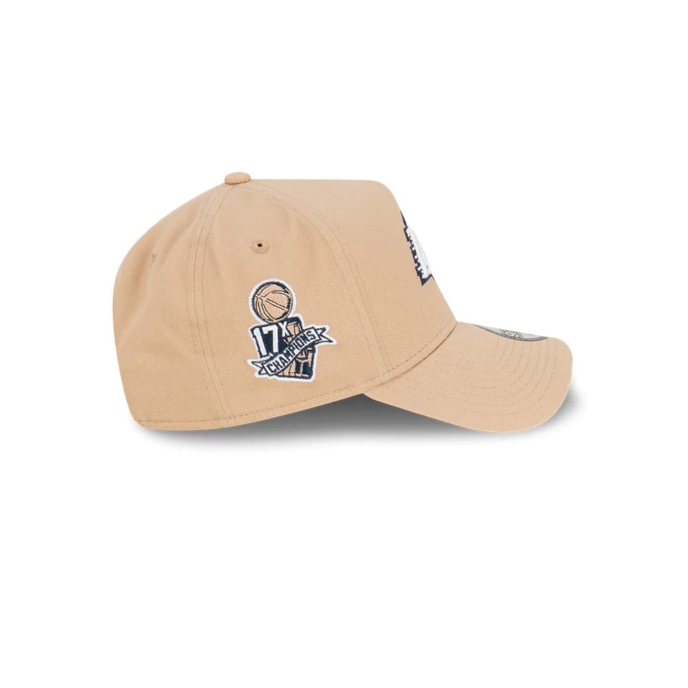 Бейсболка New Era Los Angeles Lakers Camel Ocean 9FORTY A-Frame NBA Snapback Hat