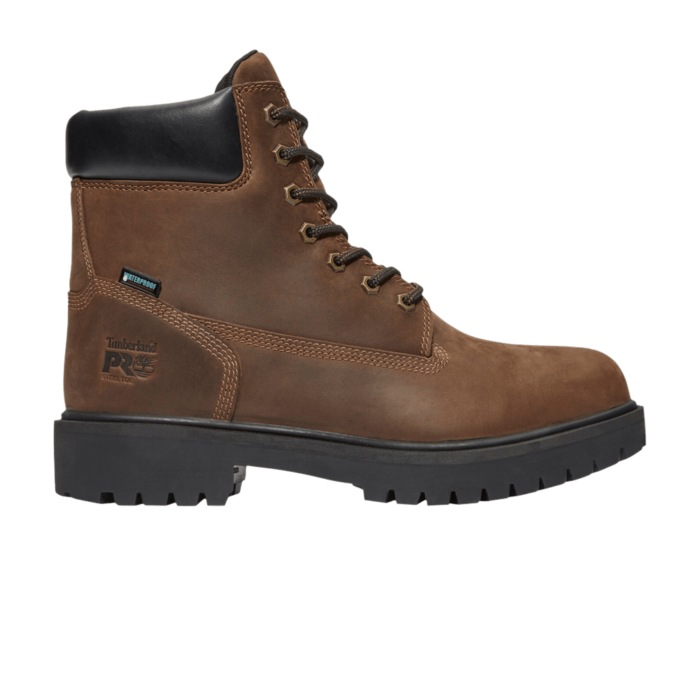 Timberland Direct Attach 6 Inch Waterproof Work Boot 'Brown'