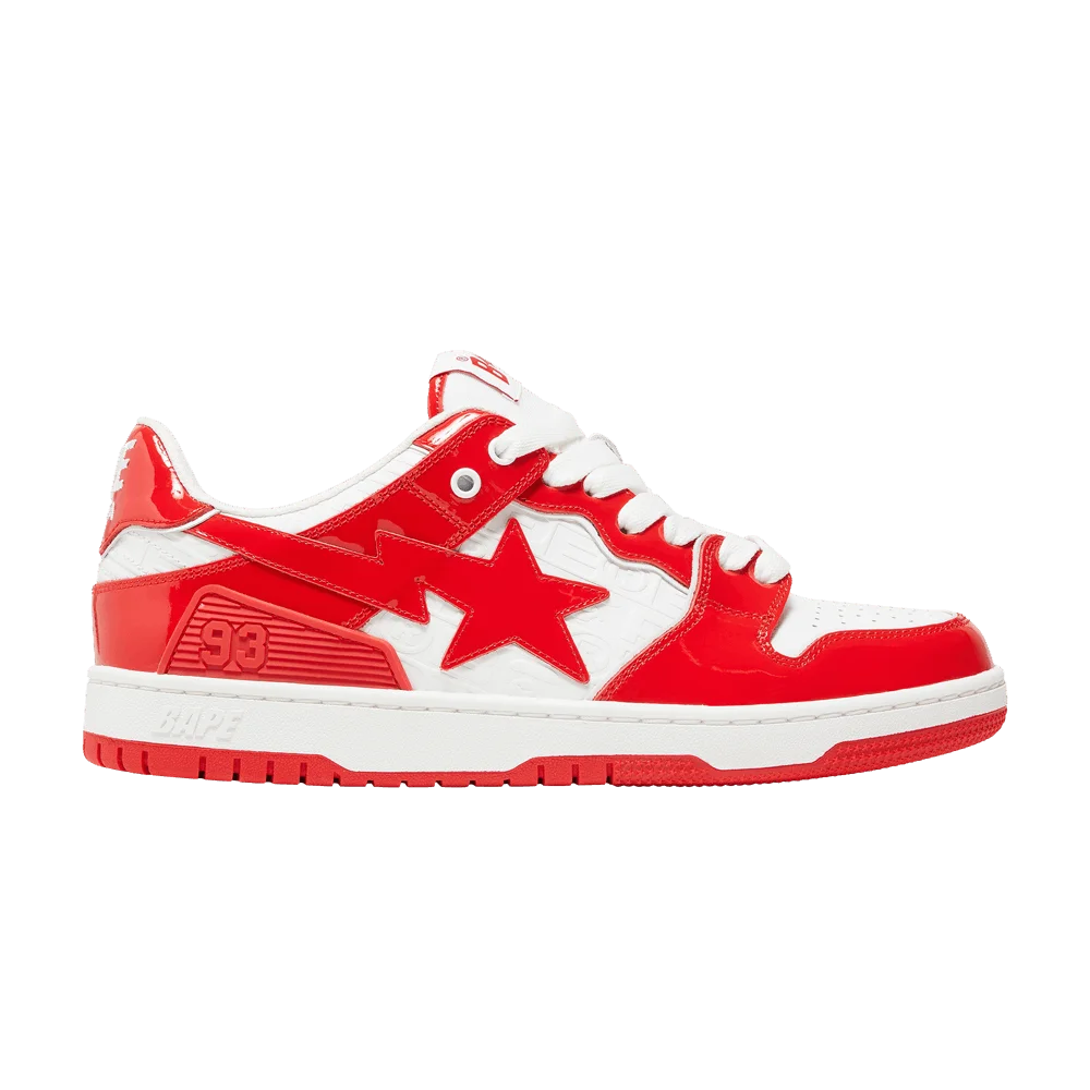 Krossovki-BAPE-Sk8-Sta-5-Luxury-Sport-Monogram-Red