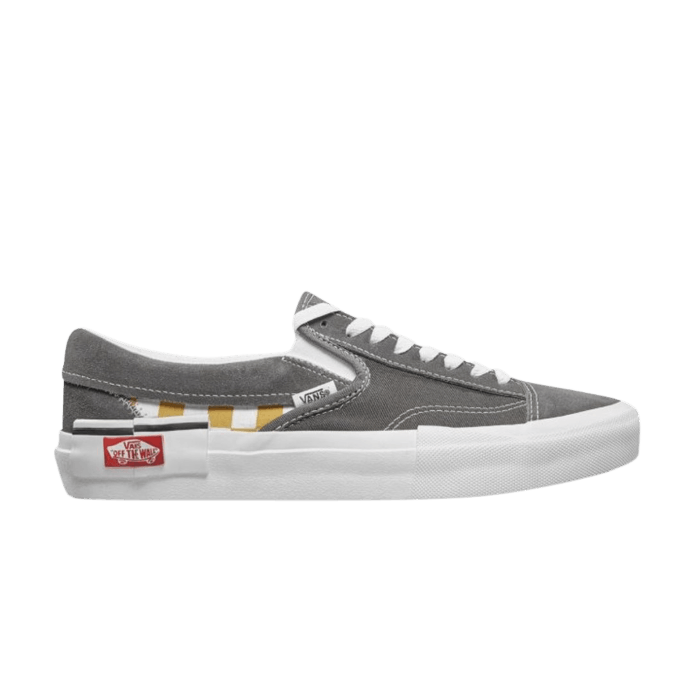 Кроссовки Vans Slip-On CAP 'Checkerboard - Pewter Mango Mojito'