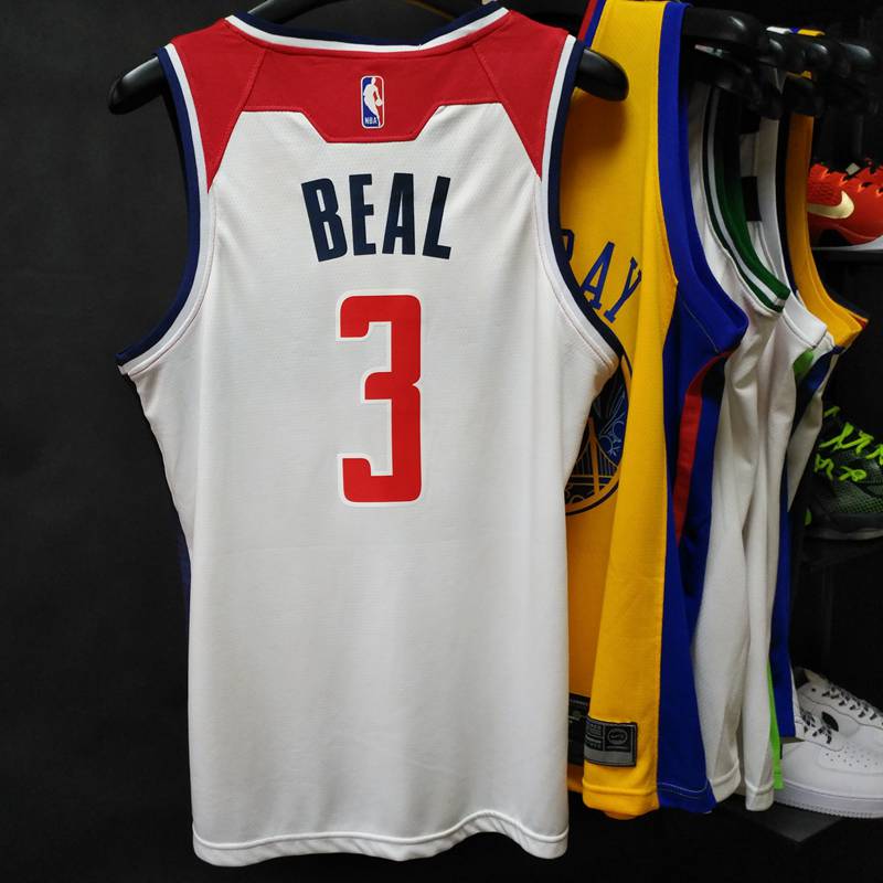 Баскетбольная джерси 2017-18 Bradley Beal Washington Wizards #3 Association White
