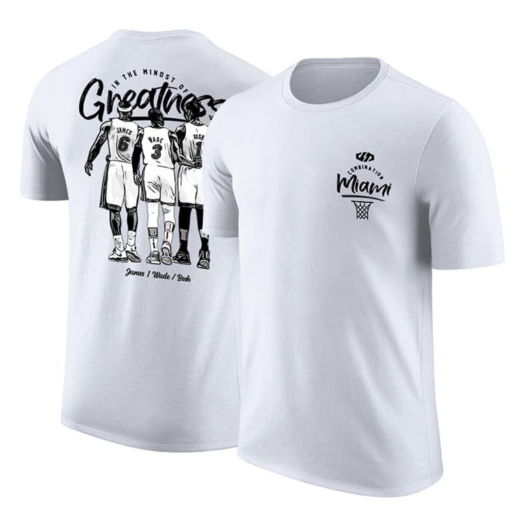 Футболка DPOY Greatness Miami Heat The Big Three T-shirt