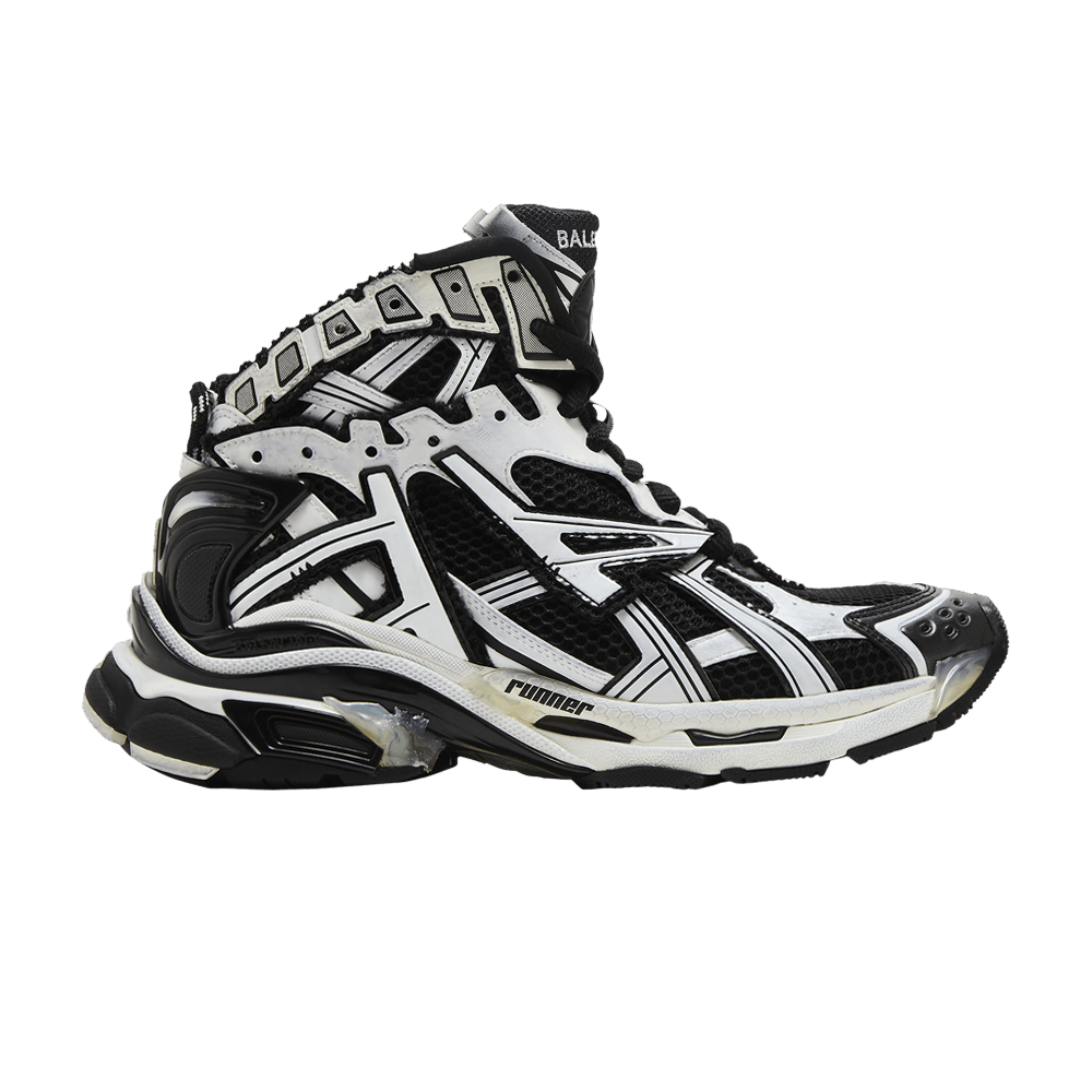 Кроссовки Balenciaga Runner High 'White Black'
