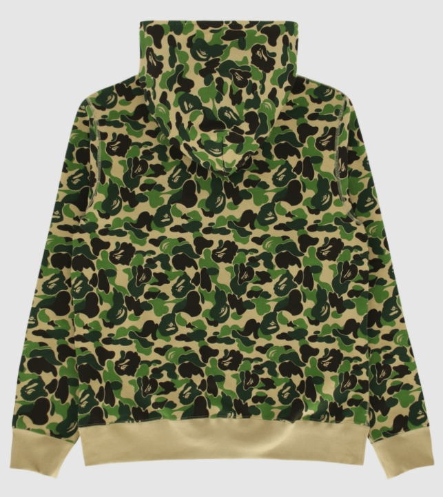 Худи BAPE ABC Camo BAPE Swarovski Full Zip Hoodie Green