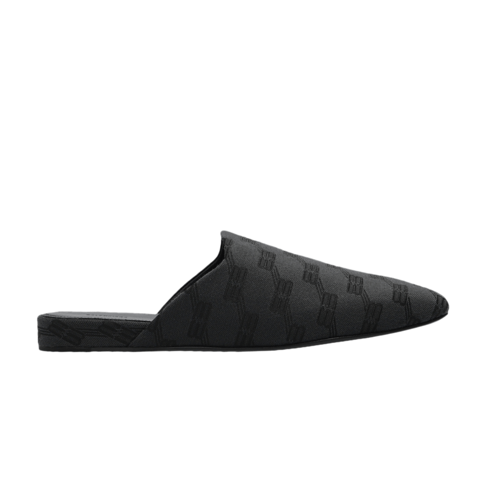 Balenciaga Cosy BB Mule 'All Over Logo - Grey Black'