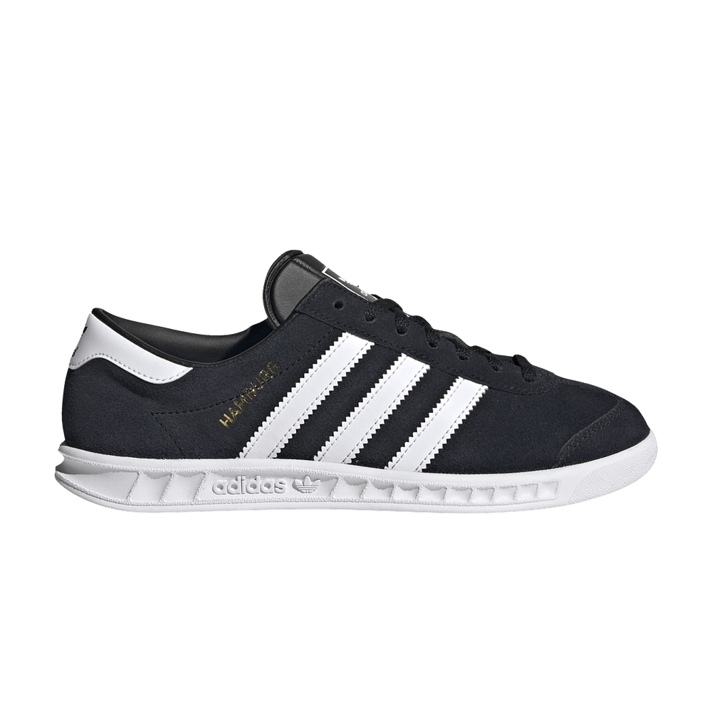 Кроссовки Adidas Hamburg J 'Black White'
