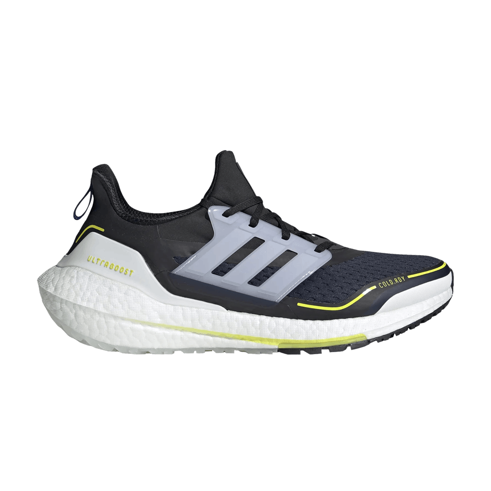 Кроссовки Adidas UltraBoost 21 Cold.RDY 'Legend Ink Acid Yellow'