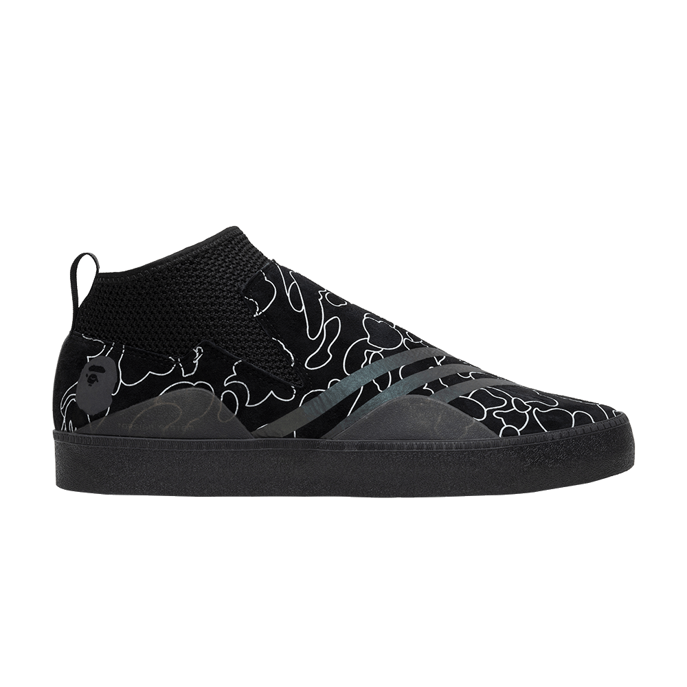 Кроссовки A Bathing Ape x adidas 3ST.002 'Core Black'
