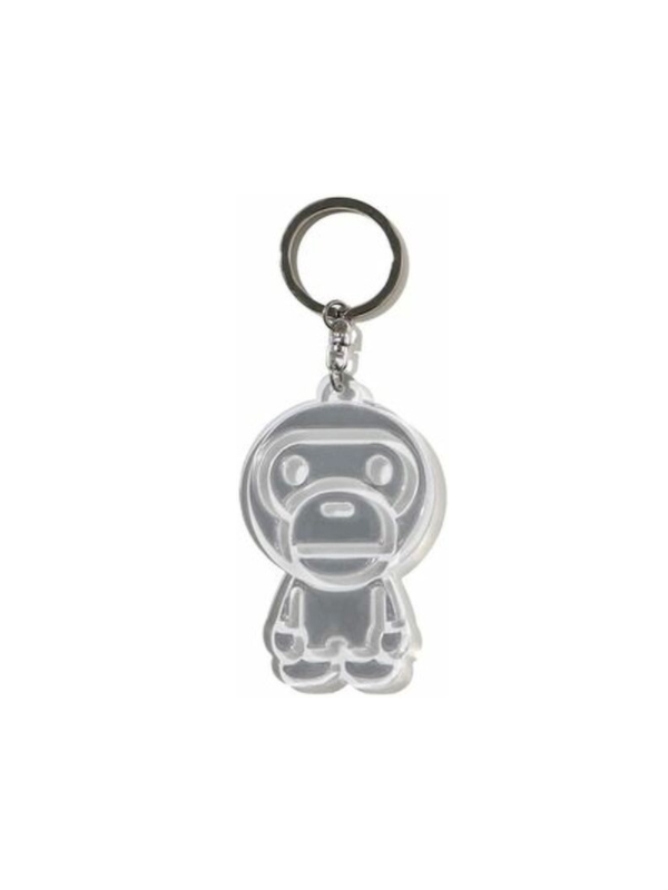 Брелок для ключей BAPE Baby Milo Reflective Keychain White