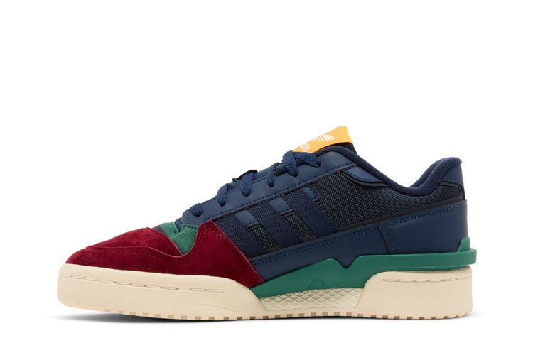 Кроссовки Adidas Forum Exhibit Low 2.0 'Navy Burgundy Green'