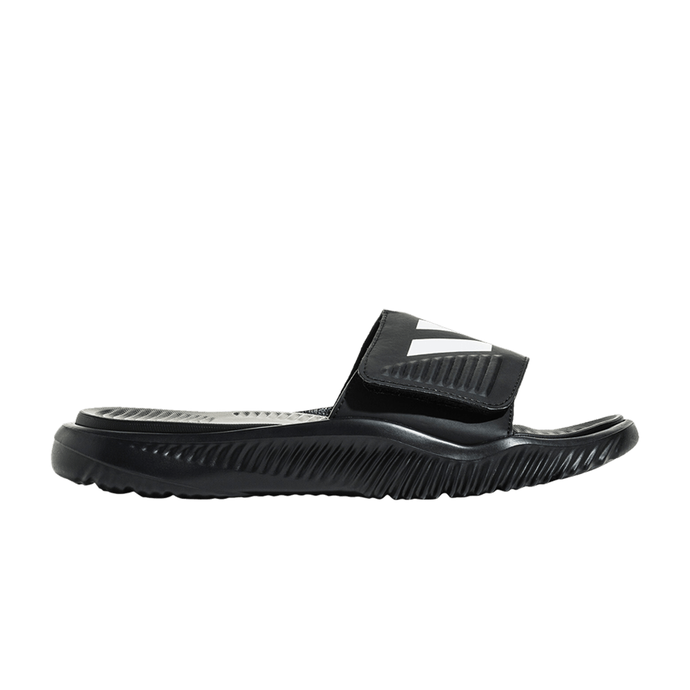 Adidas Alphabounce Slide 'Black White'
