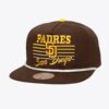 Mitchell-Ness-Brown-San-Diego-Padres-Radiant-Lines-Deadstock-Snapback-Hat-100x100