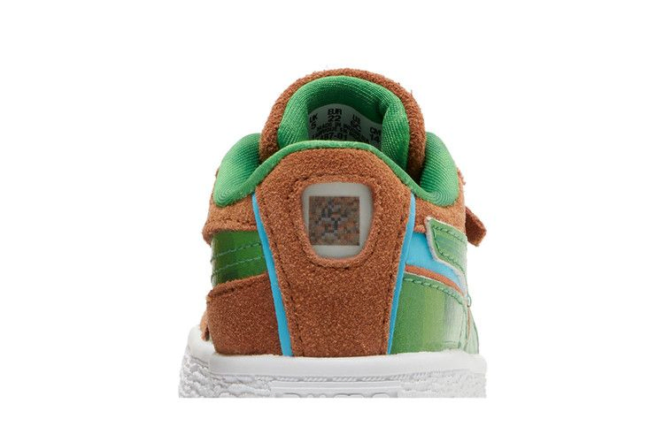 Кроссовки Minecraft x Puma Suede Infant 'Grass Block'