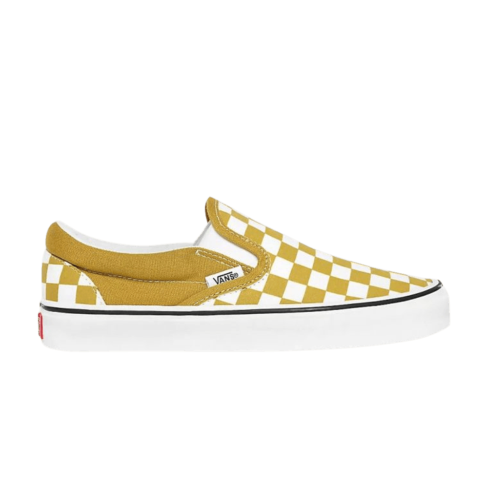 Vans Classic Slip-On 'Checkerboard - Olive Oil'
