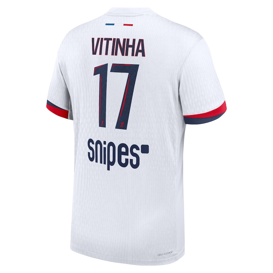 Футбольное джерси PSG Nike Dri-FIT ADV Away Match Shirt 2025-26 Vitinha 17