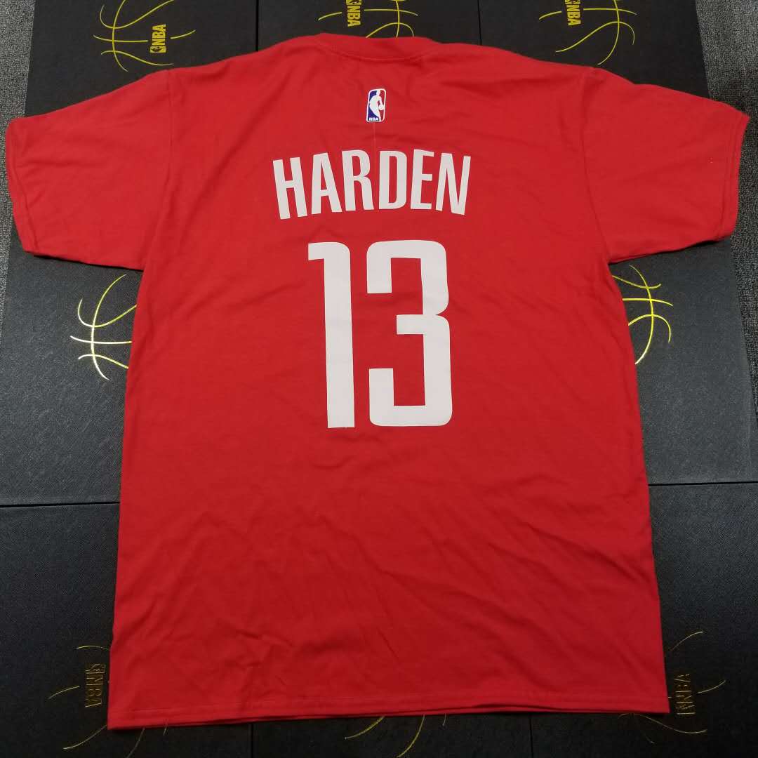 Футболка 2018-19 Houston Rocket Harden 13 Icon Red Tee