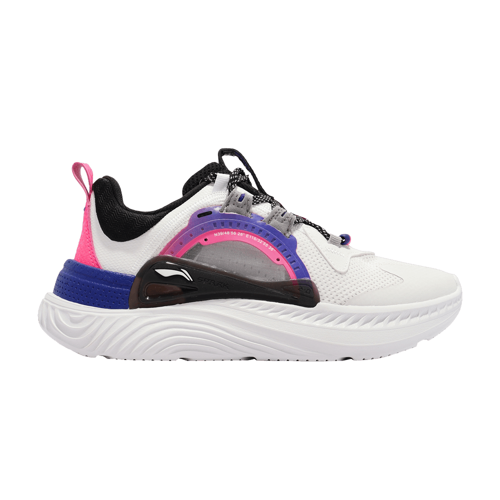 Кроссовки Li-Ning Wmns Spark 'White Fluorescent Pink'