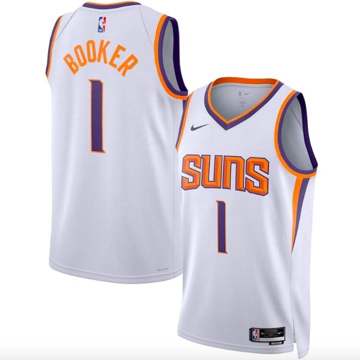 2022-23-Phoenix-Suns-1-Devin-Booker-Swingman-Association-White-Jersey-1