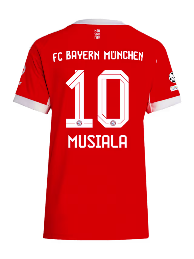 Женское футбольное джерси FC Bayern Munich Home Jersey 25-26 MUSIALA 10