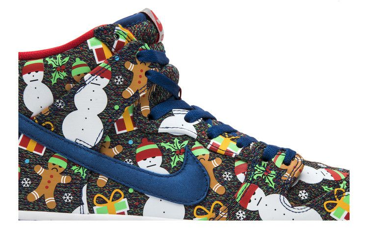 Кроссовки Concepts x Nike SB Dunk Pro High 'Ugly Christmas Sweater' 2017