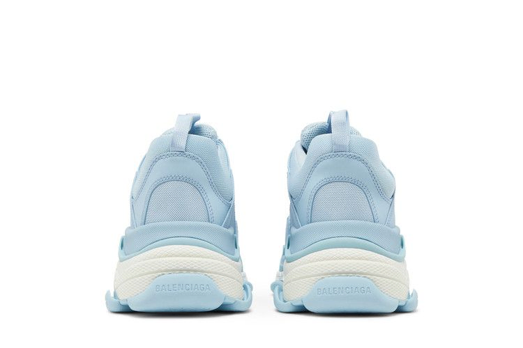 Кроссовки Balenciaga Triple S Sneaker 'Allover Logo - Light Blue'