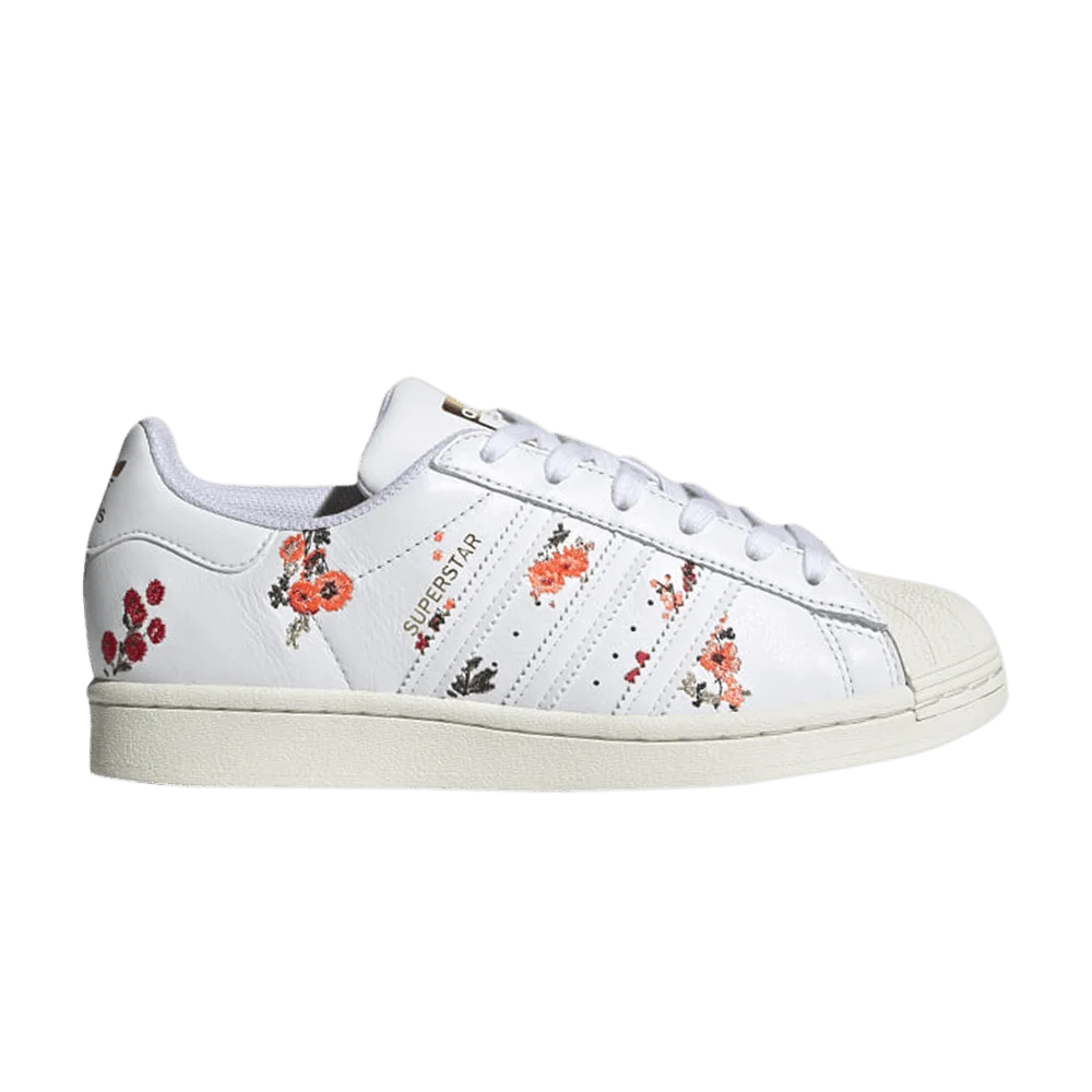 Krossovki-Adidas-Wmns-Superstar-White-Floral