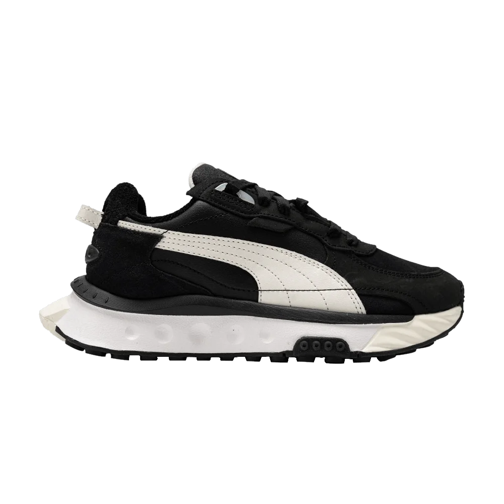 Кроссовки Puma Wmns Wild Rider Premium 'Black White'