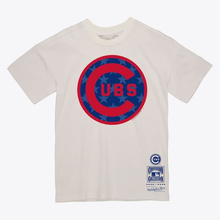 Футболка Mitchell & Ness Cream Chicago Cubs Freedom T-Shirt