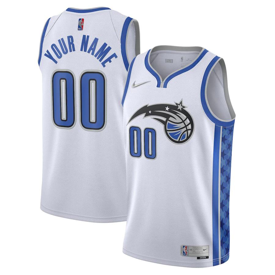 Баскетбольная джерси 2021-22 Orlando Magic Nike Earned Edition Swingman Jersey – Custom