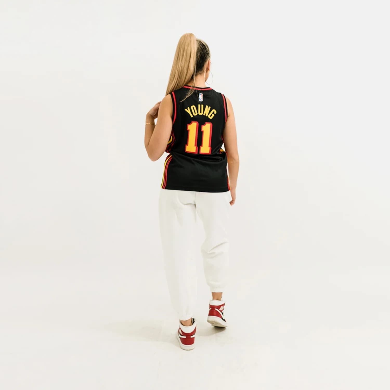 2021-22-Atlanta-Hawks-Trae-Young-11-Youth-Swingman-Statement-Edition-Black-Jersey-8