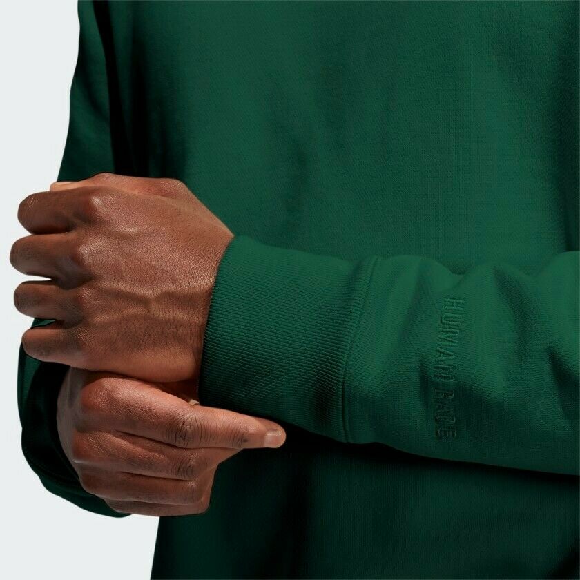 Свитшот adidas Pharrell Williams Basics Crewneck Sweatshirt Dark Green